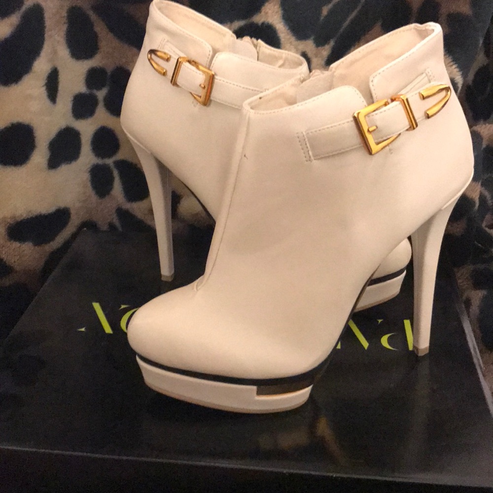 Cream Booties